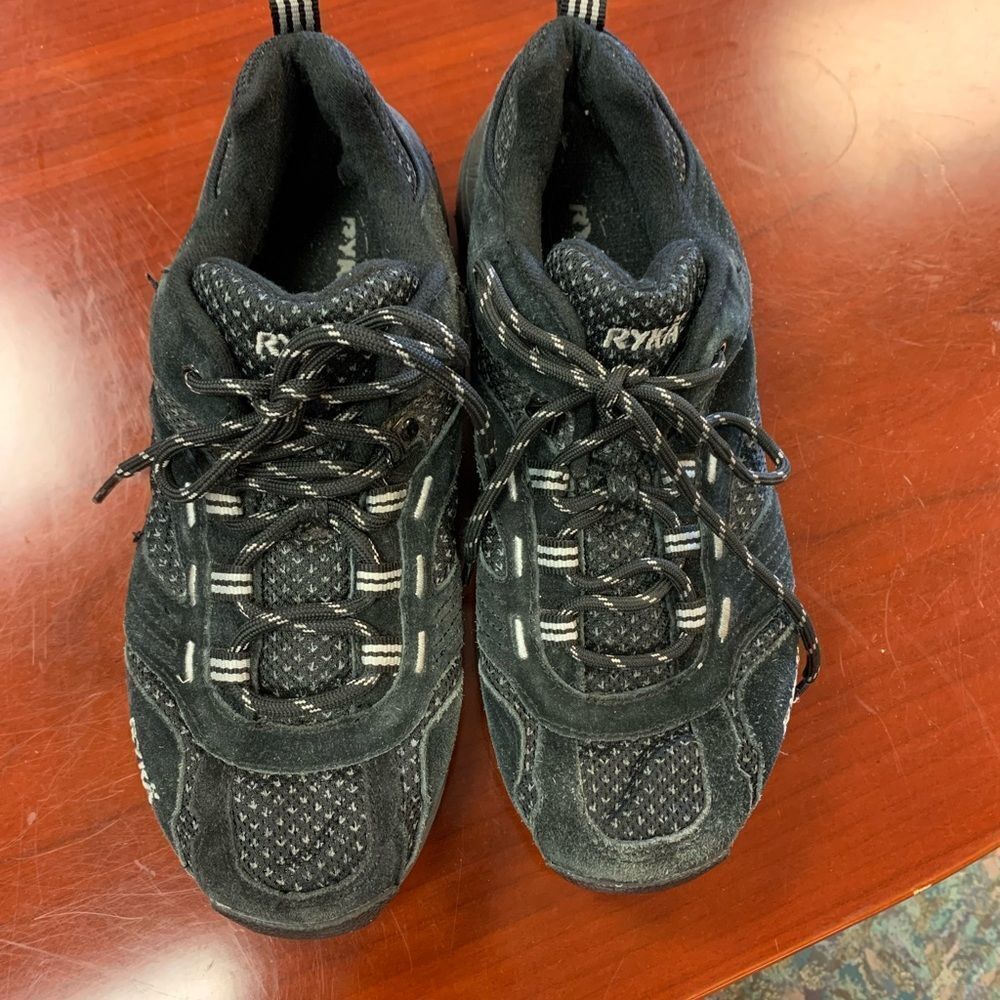 Ryka Black Suede Distance + Sneakers sz 8.5 - Picture 3 of 6